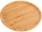 CHEFZOCO Plato redondo de madera, Plato de bambú, Plato de servicio de Madera decorativo, Plato para Pizza, Accesorio de cocina para servir, Madera bambú, Grosor 1.5 cm, Diámetro 30 cm