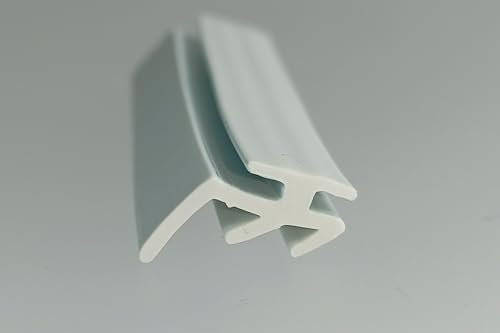 Generisch Lippendichtung L-1 Ersatzdichtung für Stegplatten-Profile weichmacherfrei EPDM Carport Terrasse Sill Seal UV-beständig langlebig 50 m Rolle