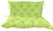 LUXUCURE Outdoor Swing Cushions with Backrest,Replacement Cushions for Patio Porch Garden Swing Chair,Waterproof Cushions For Outdoor Furniture Bench,2 or 3 Person Seat Cushions,Grass green,59x39.4in