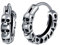 Yumilok Vintage Totenkopf Ohrstecker Schädel Creolen Ohrringe für Herren Damen Edelstahl Ohrstecker für Damen Herren Piercing Ohrstecker Ohrringe