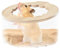 Sandbadebox für Kleintiere, abnehmbares Hamster-Badezimmer, Reinigungs- und Badezubehör, Sandbad-Reinigungskäfig, Hamster, waschbar, Behälter für Meerschweinchen, Zwerghamster, Rennmäuse