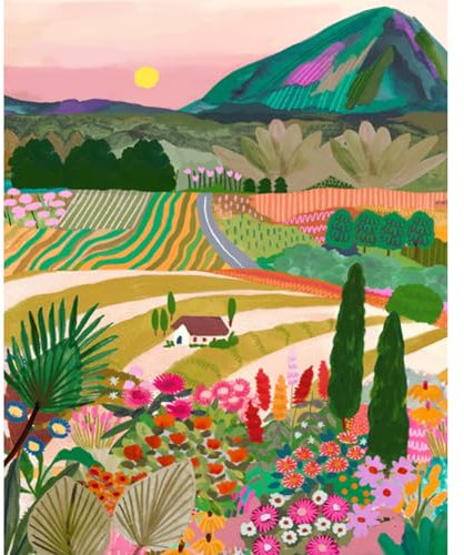 YALKIN Paint by Numbers Kits for Adults, Painting by Number Kits On Canvas,Without Frame DIY Color Oil Painting Acrylic Paints,Home Wall Decor 16x20in/40x50cm