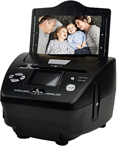 Slide Viewer/Negative Scanner, Film Slide Scanner, Works with Different Types Of Film and Slides, Converts 35mm 135 110 126/Slides/Negatives To Digital JPG Photos