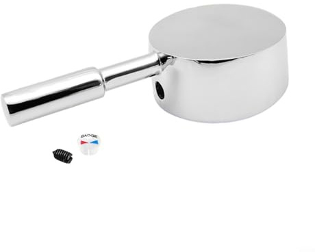 Single Lever Faucet Handle, Zinc Alloy Kitchen Shower Mixer Tap Handle Valve Core Water Tap Handle Replacement Faucet Handle for Kitchen Bathroom(C 40#)
