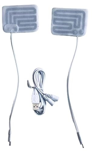 SANRLO USB Heated Gloves Pad Winter Warm Five-Finger Gloves Heating Pad Electric Heating Film Glove Heating Sheet For Skiings