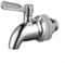Zoegneer Getränkespender Wasserhahn für Saft, Weinflasche, Wasserhahn, Weintank, Weindose, Wassereimer, Bier, 12 mm/16 mm, Edelstahl (16 mm)