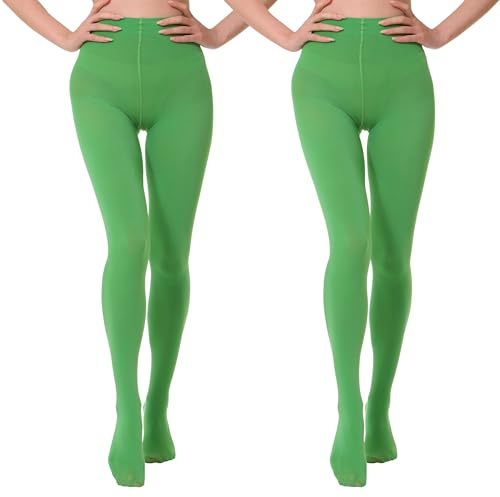 EVERSWE 2 Pairs Women's Microfiber Opaque Tights