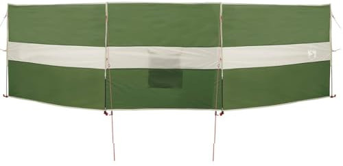 vidaXL Brise-vent de camping vert 490x123 cm imperméable, brise-vent de plage, brise-vent de camping-car, brise-vent de tente, brise-vent de caravane