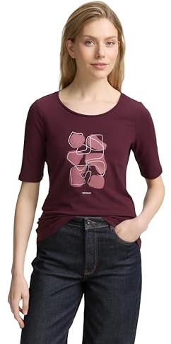 Tom Tailor Damen T-Shirt mit Print