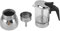 Olla Moka de Vidrio de Borosilicato y Acero Inoxidable para 9 Tazas, Cafetera Compatible con Inducción (9 taza)
