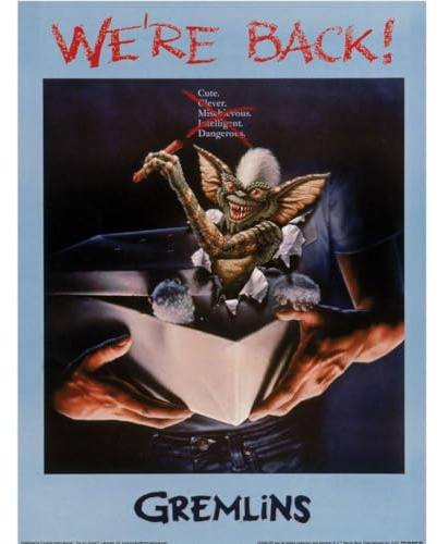 Gremlins - Poster We´re Back, Papier (40 cm x 30 cm) (Bunt)