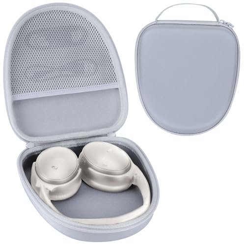 RIYADAone Duro Viaggio Caso Custodia Compatible con Bose QuietComfort Ultra/25/45/SE Noise Cancelling Headphones (White)