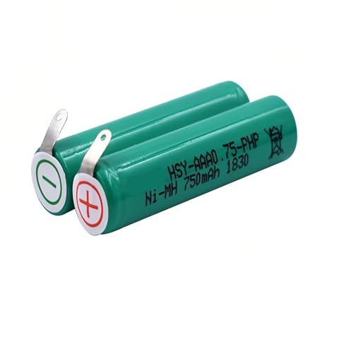 Electric Toothbrush Accessories 750mAh HSY-AAA0.75-PHP Ni-MH Battery 2.4V. Compatible with Philips HX3110 3120 3130 6240 6250 6220