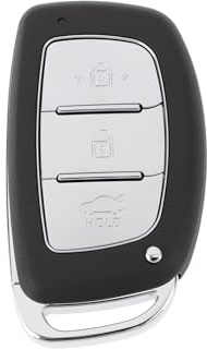 SG Store 3-key Car Key Shell Compatible with Hyundai I10 I20 I30 Black