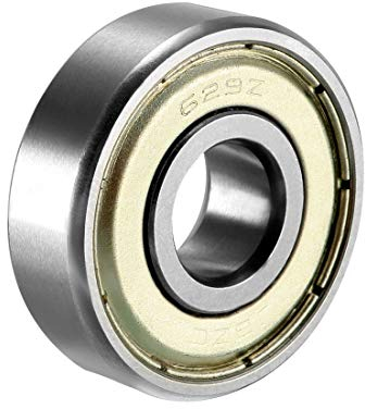 sourcing map Rillenkugellager 629Z einzelnes Schild 9 mm x 26 mm x 8 mm Chromstahl
