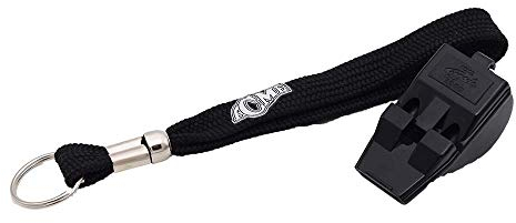 ACME Signal- und Notfallpfeife Tornado T2000 mit Handgelenkband (Black/Schwarz)