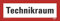 Aufkleber nach DIN 4066 Hinweisschild für Feuerwehr Technikraum 210x74mm by MBS-SIGNS Germany
