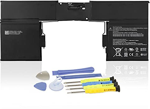 ANTIEE G3HTA001H 93HTA001H Keyboard Akku Kompatibel mit Microsoft Surface Book 1st Gen Model 1785 with Performance Base (GTX 965M) Enhanced Edition 7.57V 60.8Wh 8030mAh 4-Cell
