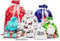 Geschenktüten Weihnachten, Geschenkverpackung Weihnachtstüten, 30 Stück Geschenkbeutel mit Kordelzug, Geschenktaschen für Xmas Party Süßigkeiten Spielzeug Verpackung und Weihnachts Dekoration