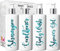 Print Maniacs White Mrs Hinch Inspired Personalised 500ml Pump Bottles Bathroom Lotion Kitchen Set Shampoo Conditioner (Shower Gel Set) (Teal)
