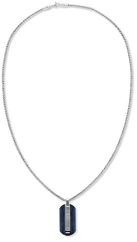 Tommy Hilfiger Jewelry Collana con Pendente da Uomo in Acciaio Inossidabile - 2790317