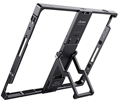Accsoon Halterung Stromkäfig für iPad Pro 12.9 Zoll (3., 4., 5. Generation für iPad Stabiler Ständer für RED Komodo Gimbal SLR Mirrorless Cameras Wireless Transmission and Display Kit.