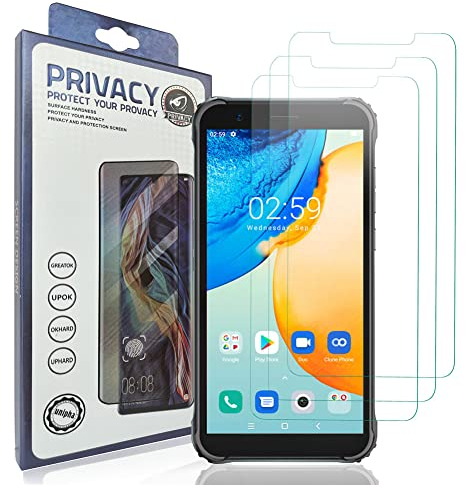 klyeu Protector de Pantalla para Blackview BV4900 Pro, 9H Dureza Cristal Templado móviles película blindada HD película protectora 3 Piezas