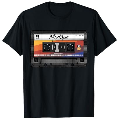 Mixtape Kassette 90er Party 80er Jahre Retro Musik Tape T-Shirt
