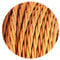 5 Meter Vintage 3 Core Twisted Electric Cable Fabric Covered Wire Italian Braided 0.75 mm Electrical Cable Flexible Wire for Lighting Other Appliances (Brown)