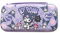 PERFECTSIGHT Custodia da trasporto per Nintendo Switch OLED, custodia rigida da viaggio Kawaii con 12 slot per schede di gioco, custodia protettiva interna per console NS e accessori, viola