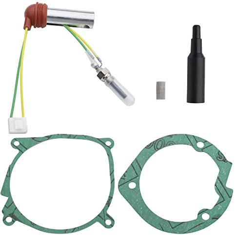 FanPaYY Air Diesel Standheizung Keramik Pin Glühkerze 2KW Mit Zerstäubernetz-Hilfsstab, Universal Standheizung Ersatzteile Glühkerzen für Luft Diesel Parkheizung Auto LKW Boot