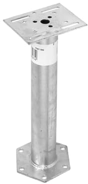 DMX - PWM/PWF-Sockelerweiterung, aus Stahl, zum einschlagen - PWC, 190x140x500 mm - Feuerverzinkung - für Stützenfuß, Pfostenträger, Pfostenanker