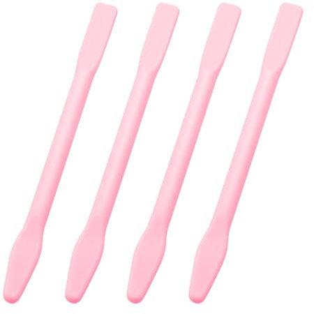 Augenbrauenwachsstifte, Antihaftwachsspatel, Silikon, Augenbrauenwachs, Wachs-Applikator, wiederverwendbare Hartwachs-Sticks für Zuhause, Salon, Körpergebrauch, 4 Stück