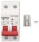 DZ47S-63Z-2P, 1000V 32A, DC Trennschalter Solar mit DIN-Schiene, 2P Kleiner Leistungsschalter 6000A Ausschaltvermögen Solar PV System Mini Circuit Breaker DC1000V 32A