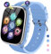 Smartwatch Kinder - Smart Watch Telefon Uhr für Jungen Mädchen mit Anruf, SOS, Spiele, Schrittzähler, Musik, Kamera, Wecker, Hörbuch, Kinderuhr Telefonieren für Kids 3-12 Jahre Geschenk (Blau)