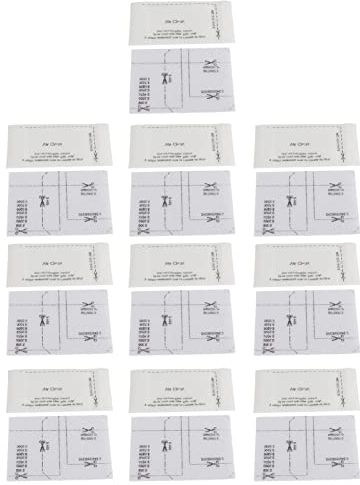 10 Set di Accessori per Aspirapolvere, 10 Filtri per la Pulizia Dell'aria e 10 Filtri di Protezione del Motore Kit Schermo Filtro in Fibra per FJM Serie GN Bianco