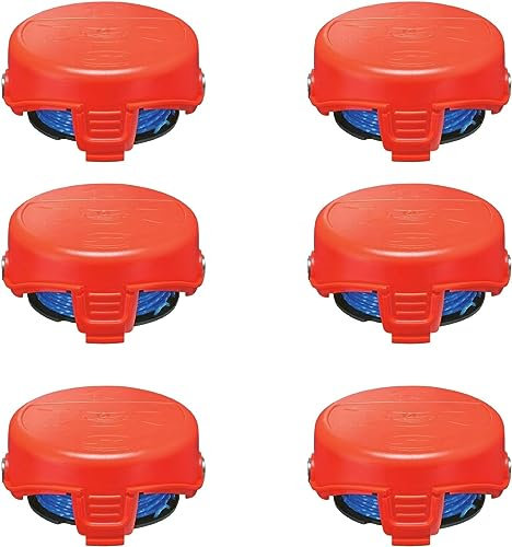 Fil de Coupe-Herbe,Fil de Coupe-Herbe,Fil de Coupe Bobine de Tondeuse à Gazon for Bobine et Ligne de Capuchon de débroussailleuse Black & Decker GL650 GL660 GL670 GL315 GL655 GL656 (3) (Color : 6)