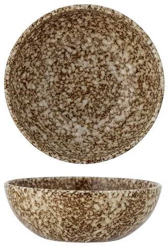Bloomingville Paula Schale, Braun, Steingut, D16,5xH5 cm