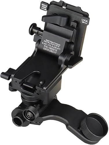 MIRAGETARGET Nachtsicht Helmhalterung NVG Mount PVS 14 J Arm Rhino Mount Kompatibel mit Allen Modellen von PVS 14/PVS 15/PVS 18/PVS 7