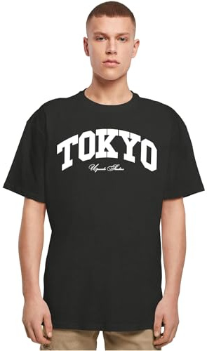 Mister Tee Herren Tokyo College Oversize Tee Black, M