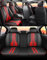 NOBQUA Autositzbezüge Universal Set, Leder Autositzbezug Komplettset, Vordersitze & Rückbank，Universal Fit für die meisten PKW, SUV, Limousinen und LKW