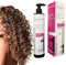 Alonia Cosmetics® 300 ml Maxi Creme-Gel für die Haarpflege, professionell, definiert lockiges, welliges Haar, gegen Frizz, nährt, mit Arganöl und Keratin
