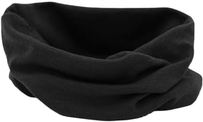 Engel Multitube, 100% kbT Merinowolle, Haramaki, Bauchwärmer, Loop-Schal, Rock oder Oberteil (Schwarz melange)