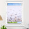 Plissee mit Motiv 90x120cm(BxH) Weiß Neuste Version Plissees Klemmfix ohne Bohen Blickdicht Faltrollo Lichtdurchlässig Rollos für Fenster ohne Bohren