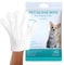 6PCS Pet Glove Wipe for Dog and Cat, Cat Wipes Dog Wipes Cleaning Glove for Face, Ear, Eye, Paws Cleaning Wipes, Pet Wash Free Gloves, Cleaning Grooming Wipes for Daily Care and Traveling