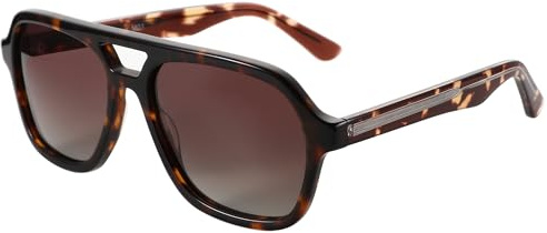ZENOTTIC Gafas de Sol Polarizadas Mujer a la Moda: Gafas Retro Oversize para Dama - Gafas Cuadradas Hombre con Protección UV400