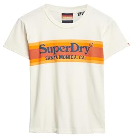 Superdry Damen Figurbetontes Venue Outdoors T-Shirt
