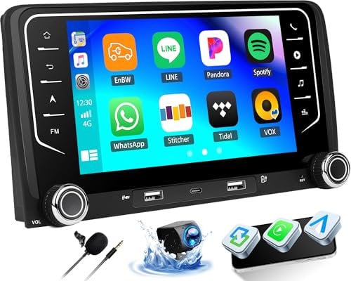 OiLiehu 2+64G Android 13 Car Stereo for Audi A3 8P S3 RS3 2003-2012 with Wireless CarPlay Android Auto, 7 Touchscreen Radio with WiFi GPS Mirror Link Bluetooth EQ FM RDS SWC Type-C USB Backup Camera