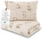 Kinder Bettdecke ohne Bezug 90x120 cm - Baumwolle Baby Decke und Kissen Set Kinderdecke 90 x 120 und Kopfkissen 60 x 40 - Bettdecken Kinderbettdecke Oeko-Tex Giraffen