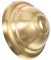 iplusmile Base de lustre en cuivre lampe fleuron de l'abat-jour ampoule embout pour abat-jour fleuron de luminaire pièces d'abat-jour laiton Doré